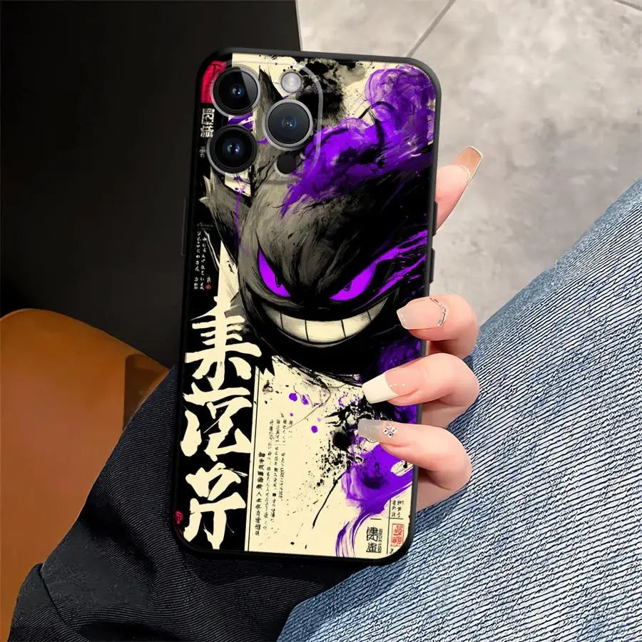 Hot Anime Pokemon Funda Phone Cover Phone Case for Apple iPhone Air XR XS MAX 12 17 Pro Max 15 Pro 7 8 14 11 13 16