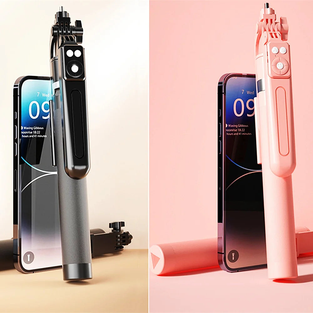 FGCLSY 2026 New 1.7M Wireless Selfie Stick Tripod Foldable Stand For Action Cameras Smartphones Balance Steady Shooting Live