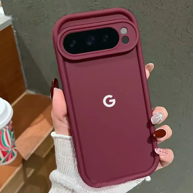 Featuring The Letter G Custom Phone Case For Google Pixel 10 ProXL 9 Pro XL 8A 7 8 9 10 Pro 7A Solid Color Shockproof Soft Cover