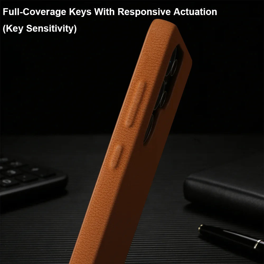 Premium Leather Case For Samsung Galaxy S26 Ultra S25 FE S24 S23 S22 S21 S20 Ultra Note 20 9 10 Plus Phone Case Back Cover Coque