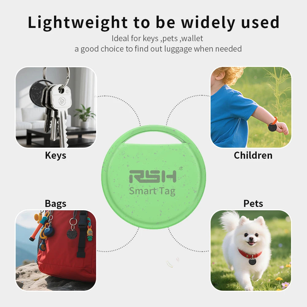 RSH 5pcs Security Anti-Loss GPS Tracker Android Locator for Xiaomi Global Postioning Kids Bag Wallet Car Finder Google Certified