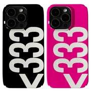 Clmj Creative 333 Design Phone Case for iPhone 17 16 15 14 13 12 11 Air Pro Max X XS XR XSMax 7 8 Plus Glossy Film Hard PC