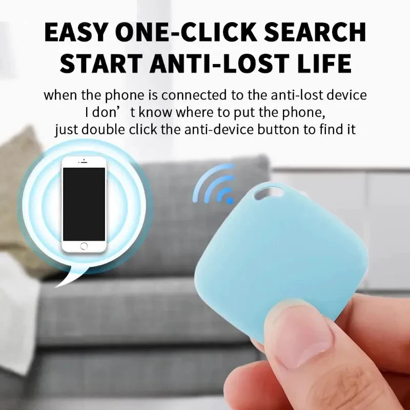 Mini GPS Tracker Anti-Lost Alarm Reminder Travel Luggage Finder Gear For Daily Item Finding Locator Tag Key Wallet Bag Finder