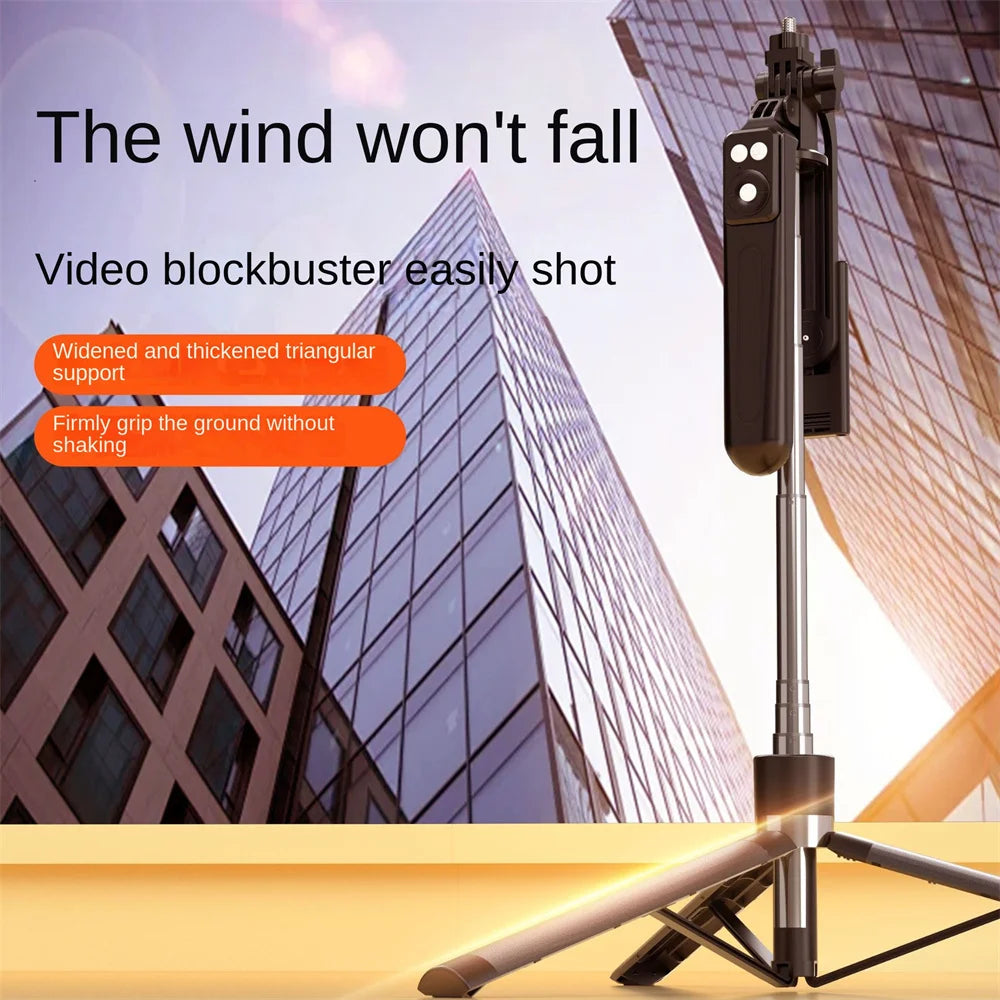 FGCLSY 2026 New 1.7M Wireless Selfie Stick Tripod Foldable Stand For Action Cameras Smartphones Balance Steady Shooting Live