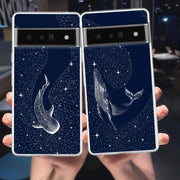 Killer Whale Orca Phone Case For Google Pixel 9 8 7 6 8A 7A 6A 5 4 5A 4A 3A Pro XL soft Clear Shell TPU Transparent Cover