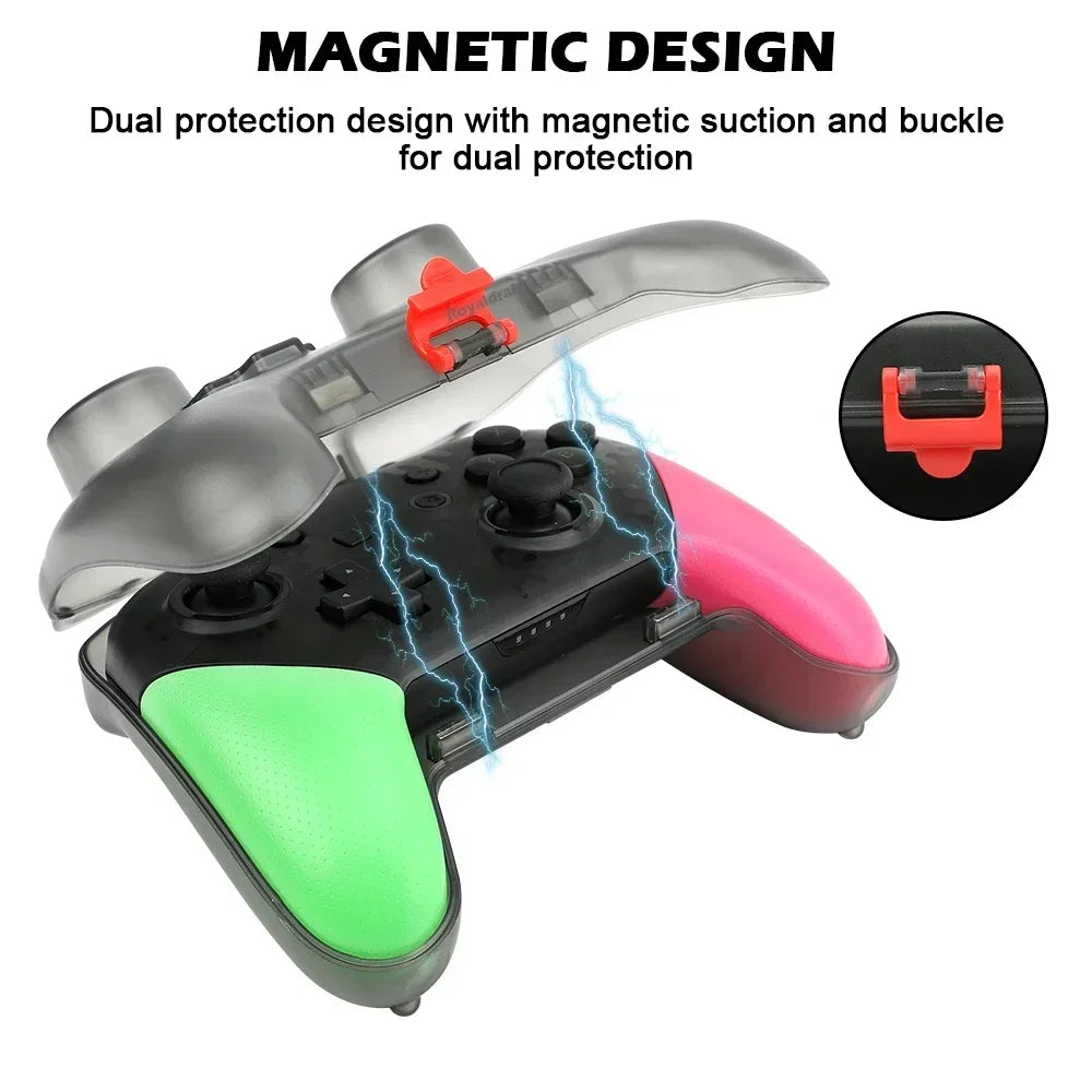 Transparent Handle Protective Storage Case for XBOX Series S/X Controller Dust-proof Cover Shell for PS5/Switch Pro Gamepad