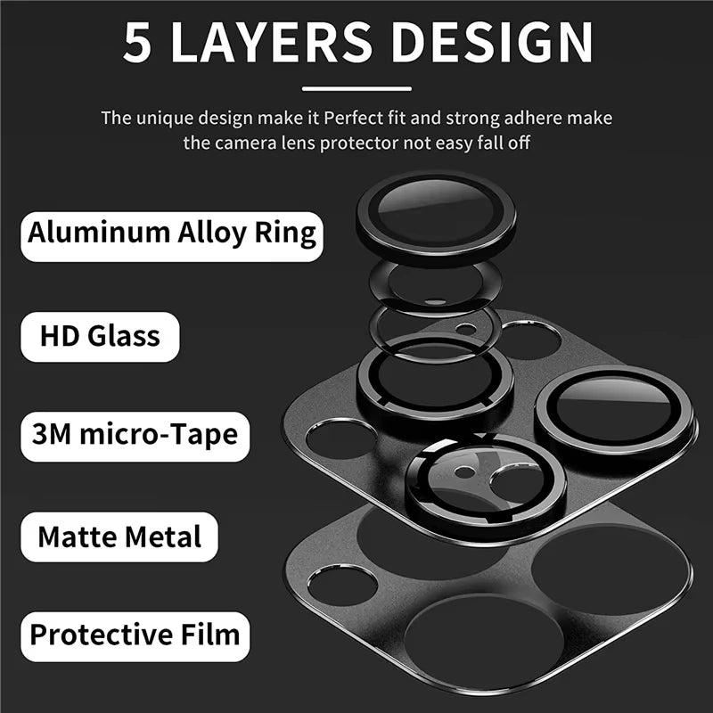 Metal Camera Lens Protectors For iPhone 18 Pro Max 17 13 Ultra 16 15 14 11 12 Mini Air 18promax 18pro Protective Lens Film Glass