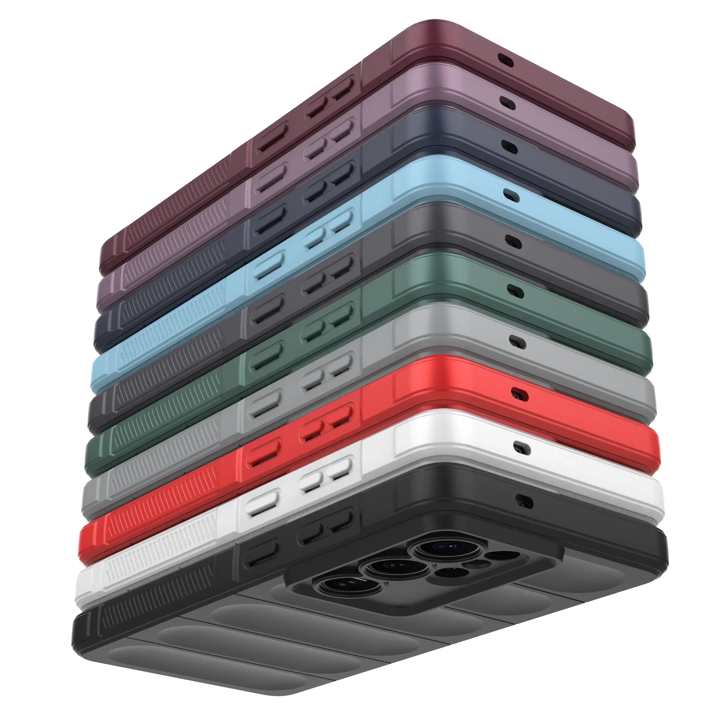 Armor Shockproof Case For Samsung Galaxy S26 S25 S24 S23 Ultra Plus S26Edge S26Pro S25Edge S25FE S24FE Soft Silicone Matte Cover