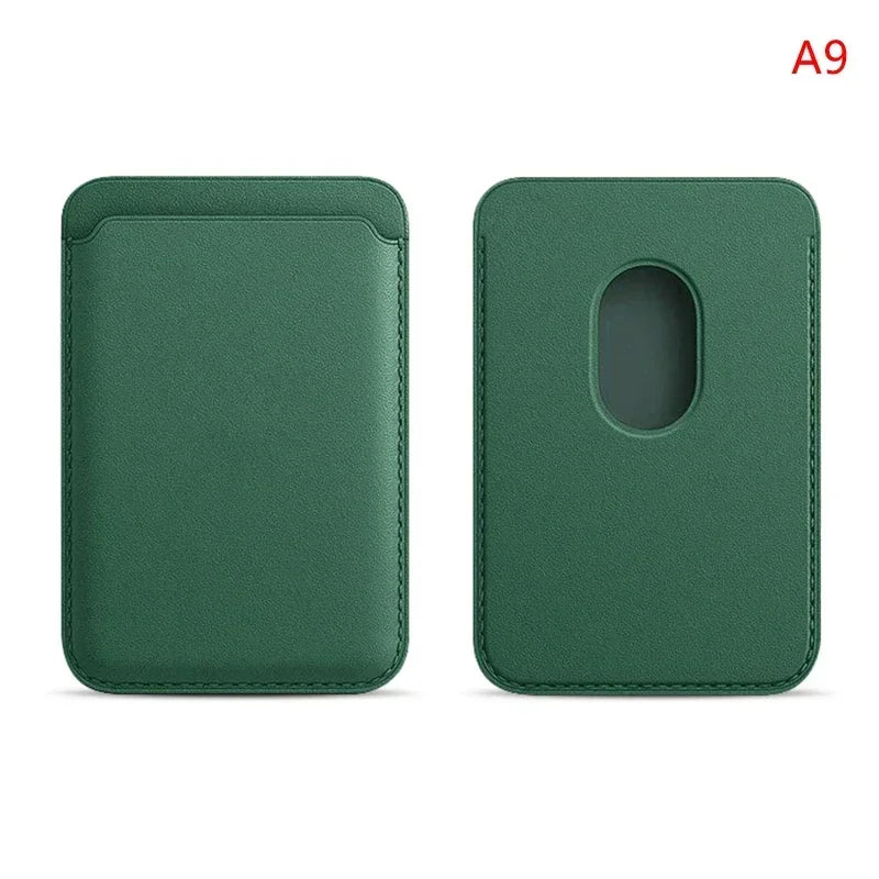 For Magsafe Accessories Magnetic Wallet Holder Leather Case For iPhone 13 12 14 15 16 17 Pro Max Card Holder Phone Purse Cover