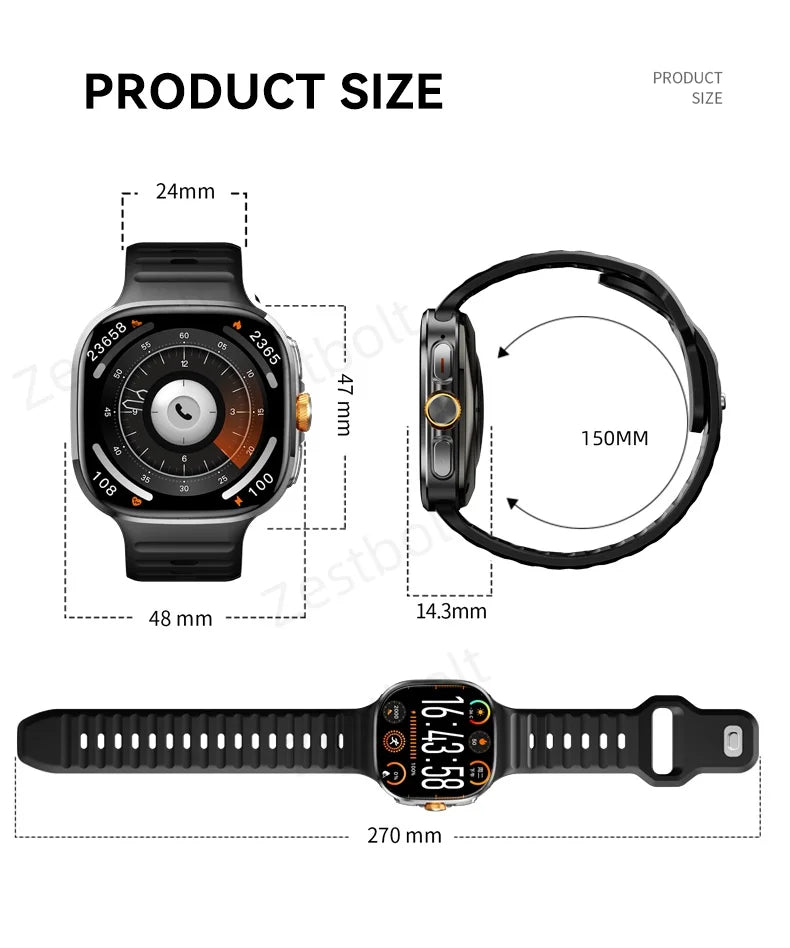 M99 4G 5G Full Netcom Smartwatch 2.4 inch Amoled Screen insert Sim Card GPS WIFI 190° Rotating Camera Game Android Smart Watch