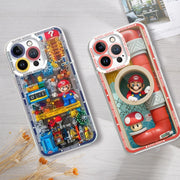 Building Blocks M-Marios Case For Samsung Galaxy S24 S23 S22 Ultra S21 S20 FE Note 20 10 Plus A15 A25 A35 A55 TPU Silicone Cover