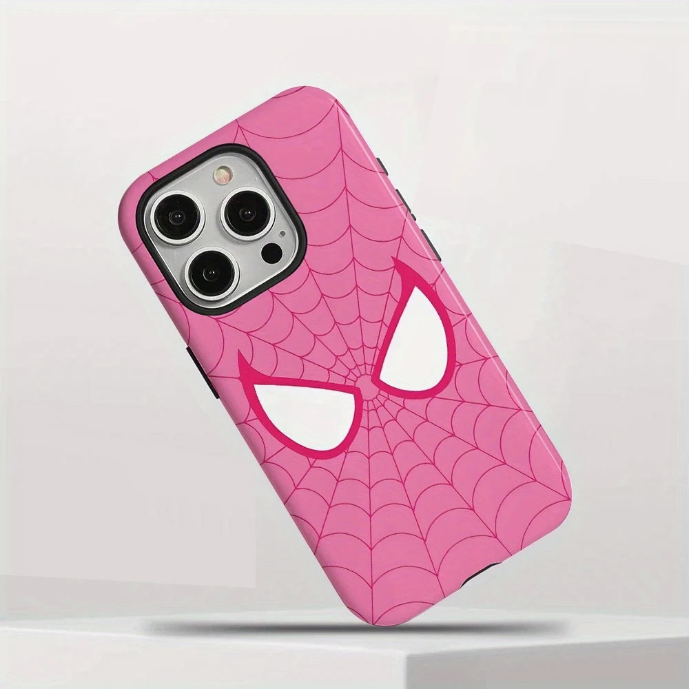Cool Marvels Spiders Mans Phone Case for iPhone 16 15 14 13 12 11 X XS XR XSMAX 7 8 Pro Max Plus Luxury Double-layer Back Cover