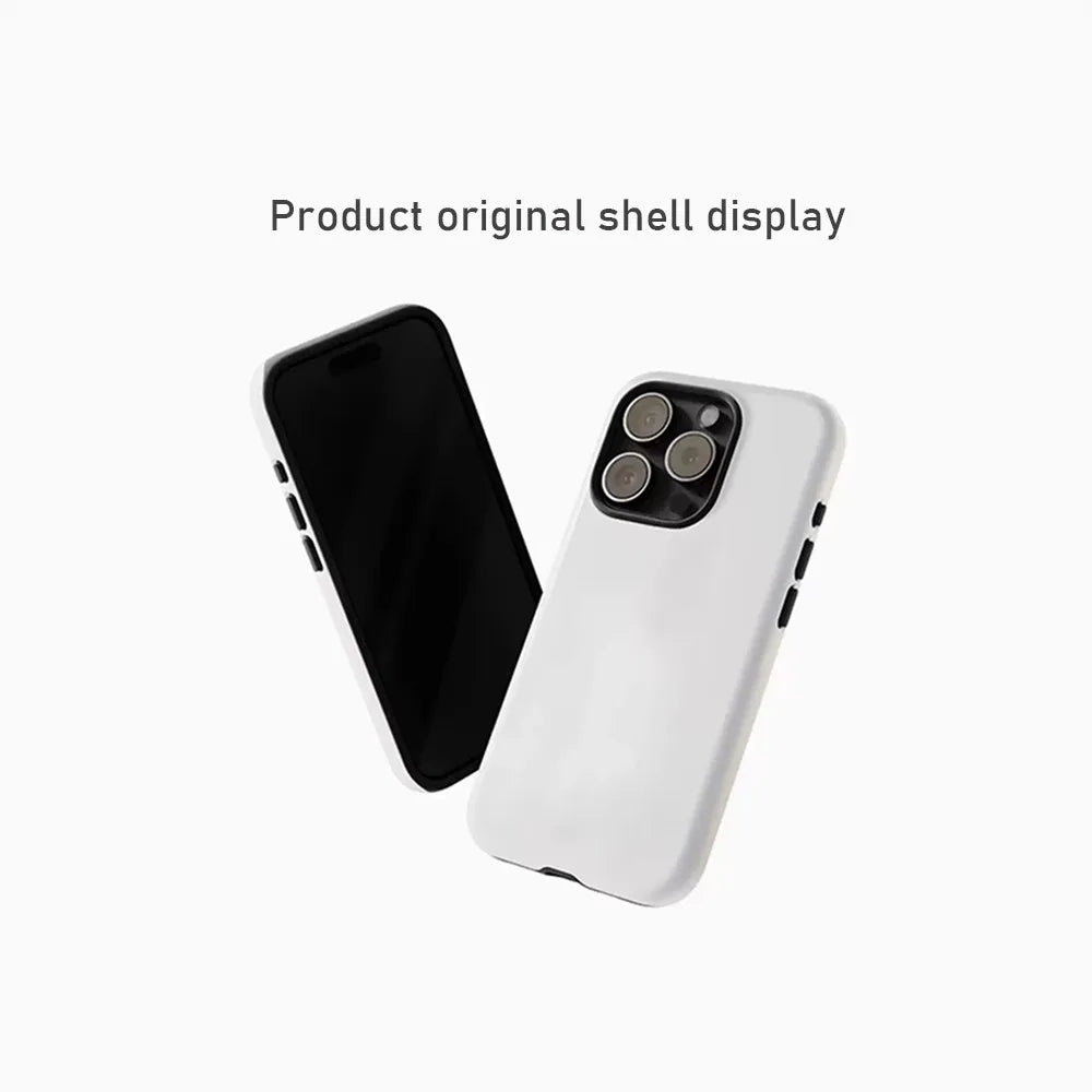 Luxury Clmj Art Cute animals Phone Case for iPhone 17 16e 16 15 14 13 12 11 X XS XR XSMAX 8 Air Pro Max Plus Double-layer Cover