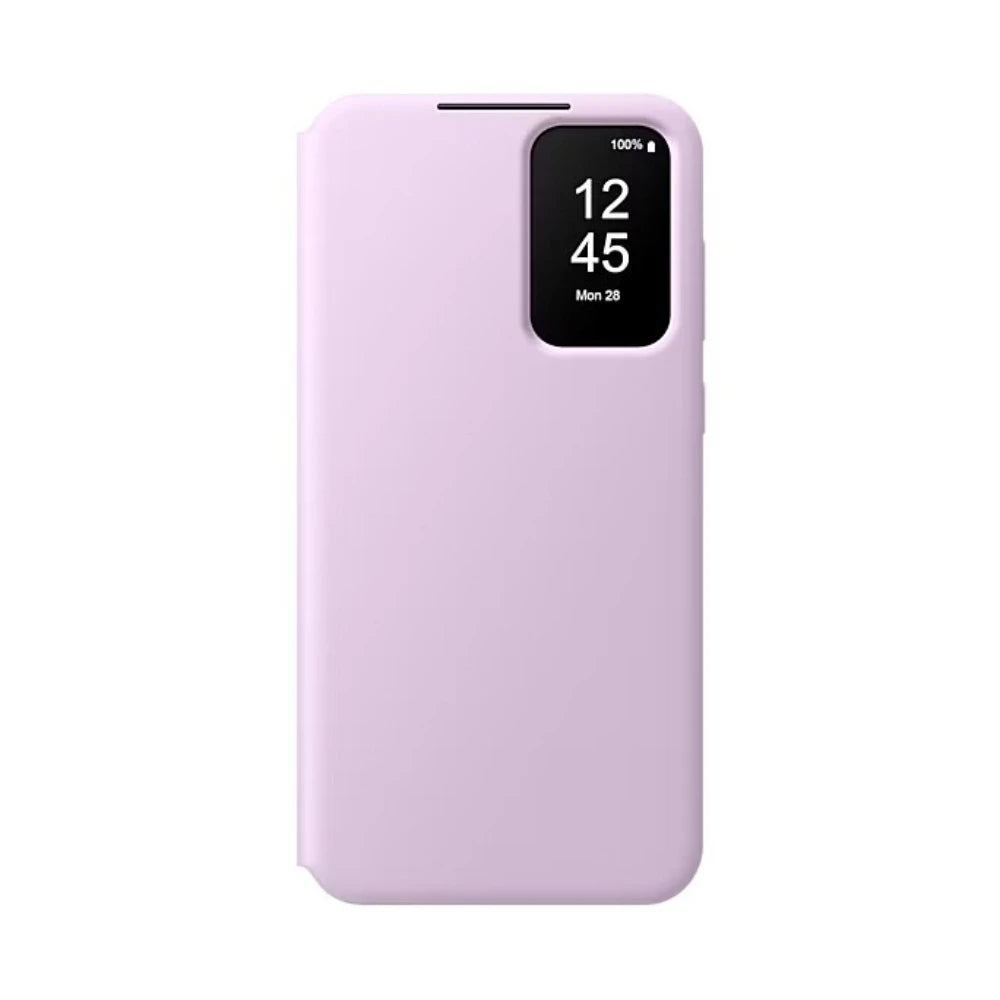 Original SOriginal S-View Flip Cove for Samsung Galaxy A55 5G Smart Clear View Mirror Flip Protective Case EF-ZA556