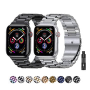 Stainless Steel Strap For Apple Watch Ultra 4 3 2 49 45 41 40 46 38 42 44mm Metal band Bracelet For iWatch Series SE 11 12 9 8 7