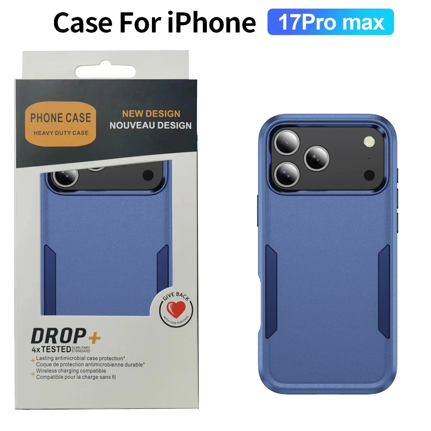 OTT-Box Rugged Defender Case for IPhone 17 Pro Max Air 16 15 14 Plus 13 12 for MagSafe Hybrid Dual Layer Armor Protect Cover