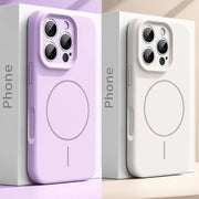 Magnetic Original Liquid Silicone Phone Case For iPhone 15 14 16 Plus 12 13 16 17 Pro Max Funda For Magsafe Protector Soft Cover