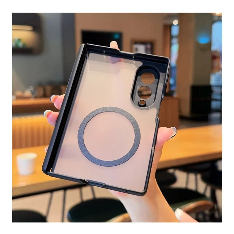 Luxury Matte Skin Feel Hinge Protection for Magsafe Case for Samsung Galaxy Z Fold 8 Wide  7 6 5 Fold8 Ultra Shockproof Cover