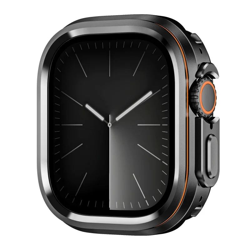 Luxury Titanium Case For Apple Watch 49mm Metal Alloy Armor Drop Resistant Protector Cover Hard Bumper For iWatch Ultra 1 2 3