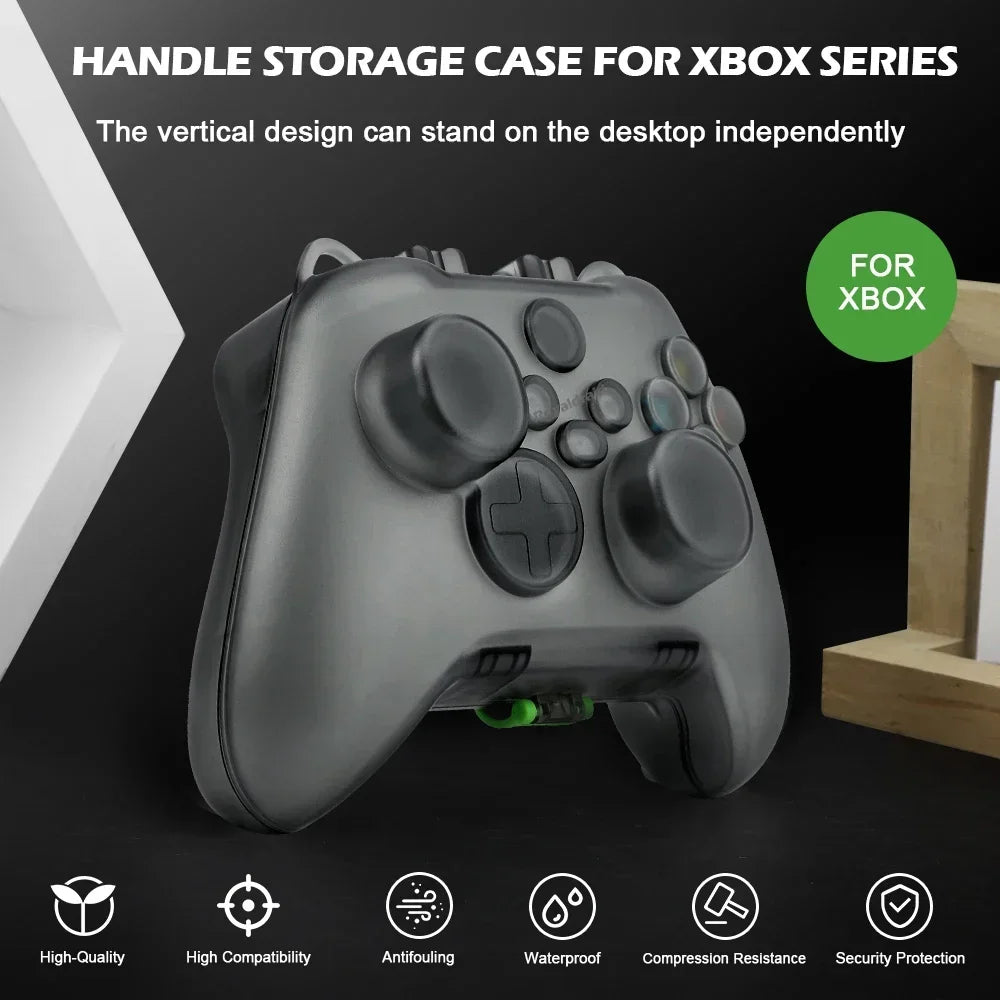 Transparent Handle Protective Storage Case for XBOX Series S/X Controller Dust-proof Cover Shell for PS5/Switch Pro Gamepad