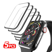 5PCS Screen Protector for Apple Watch Ultra 1 2 49MM 40MM 41MM 42MM 44MM 45MM 38MM soft Film for iWatch Series 9 8 7 6 SE 5