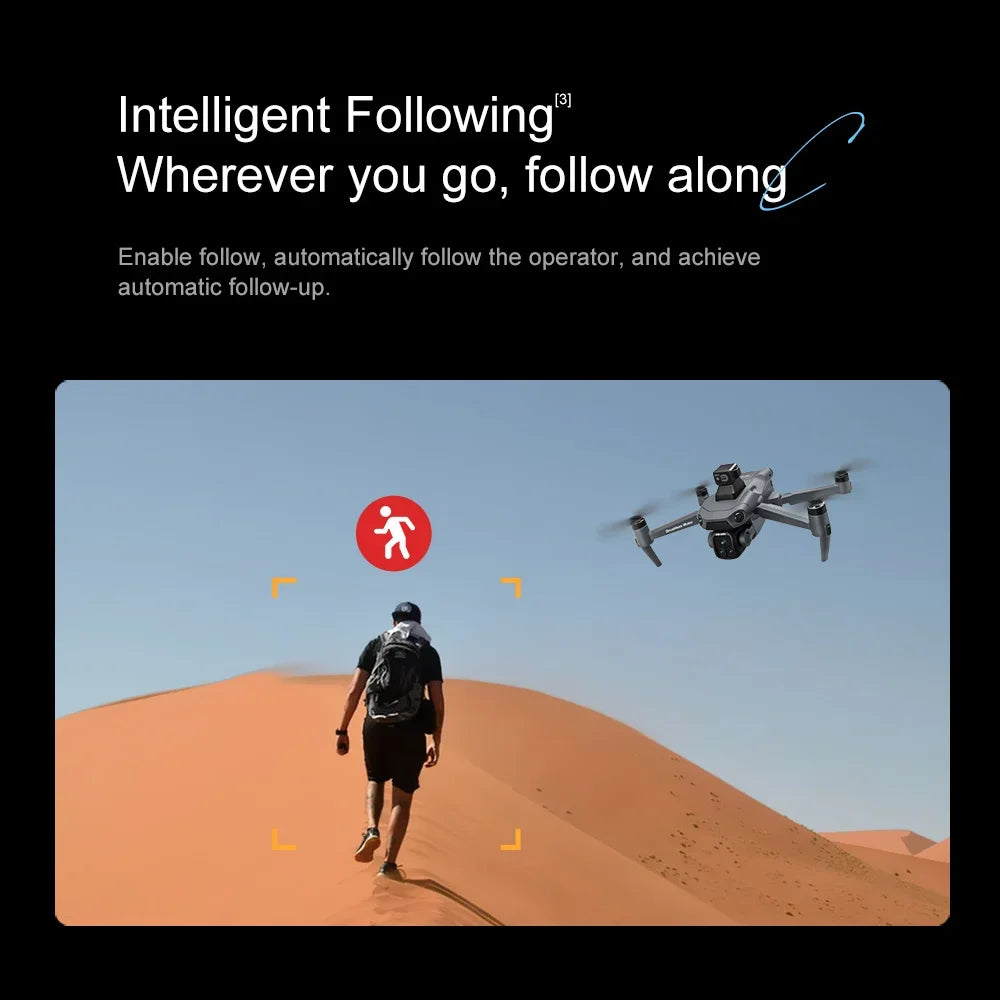 Original V918 Max GPS Foldable Drone 8K Dual Camera 360° Obstacle Avoidance Brushless 5G WiFi Screen Remote RC Quadcopter