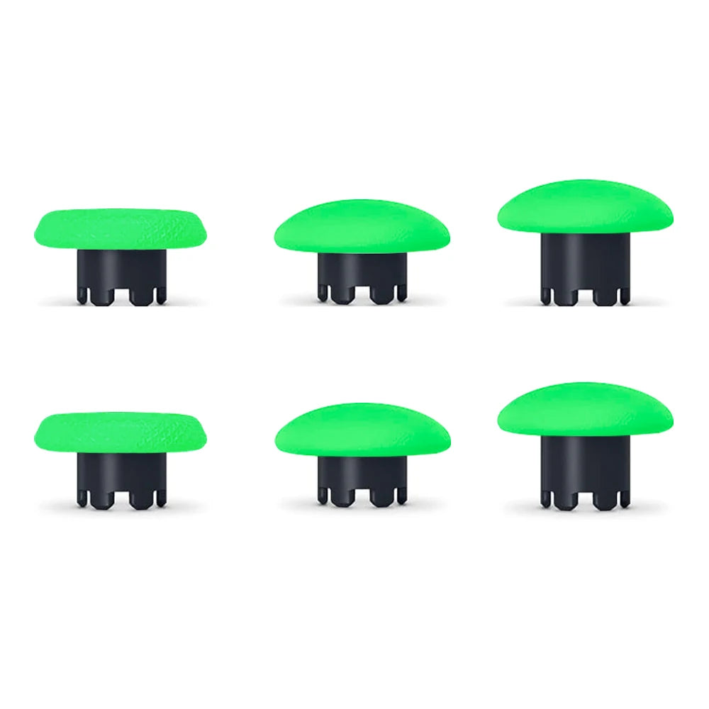 Replacement Thumbsticks Joysticks Cap For PS5 Edge Dualsense Controller and 4 Paddles Green Color