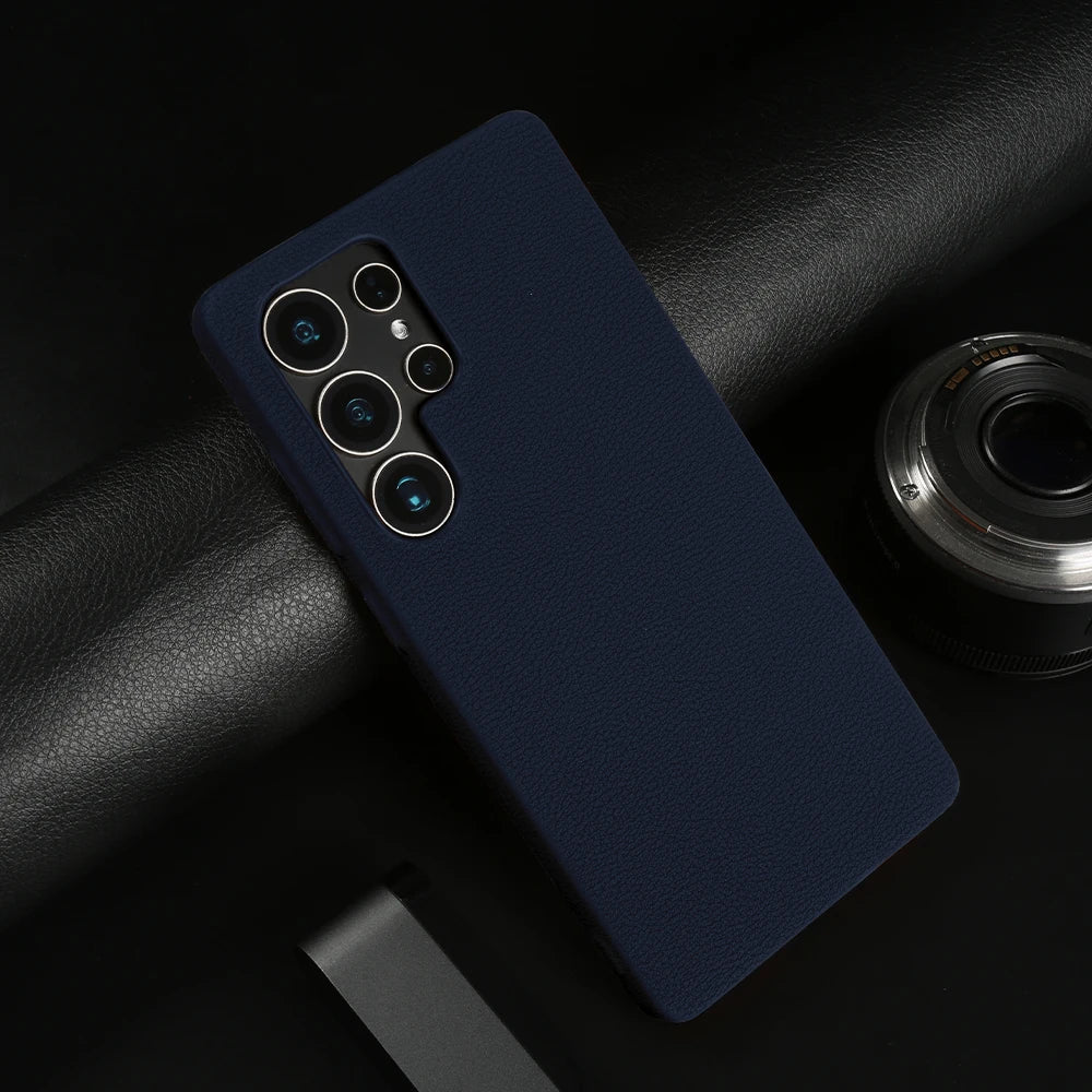 Premium Leather Case For Samsung Galaxy S26 Ultra S25 FE S24 S23 S22 S21 S20 Ultra Note 20 9 10 Plus Phone Case Back Cover Coque