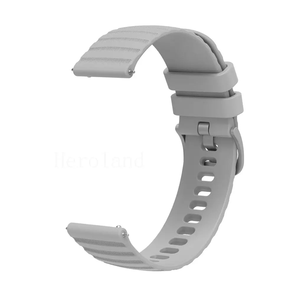 Premium Silicone Watchband WatchStrap Silicone Bracelet Quick Release Rubber Strap WristBand 18mm 20mm 22mm Width Replacement