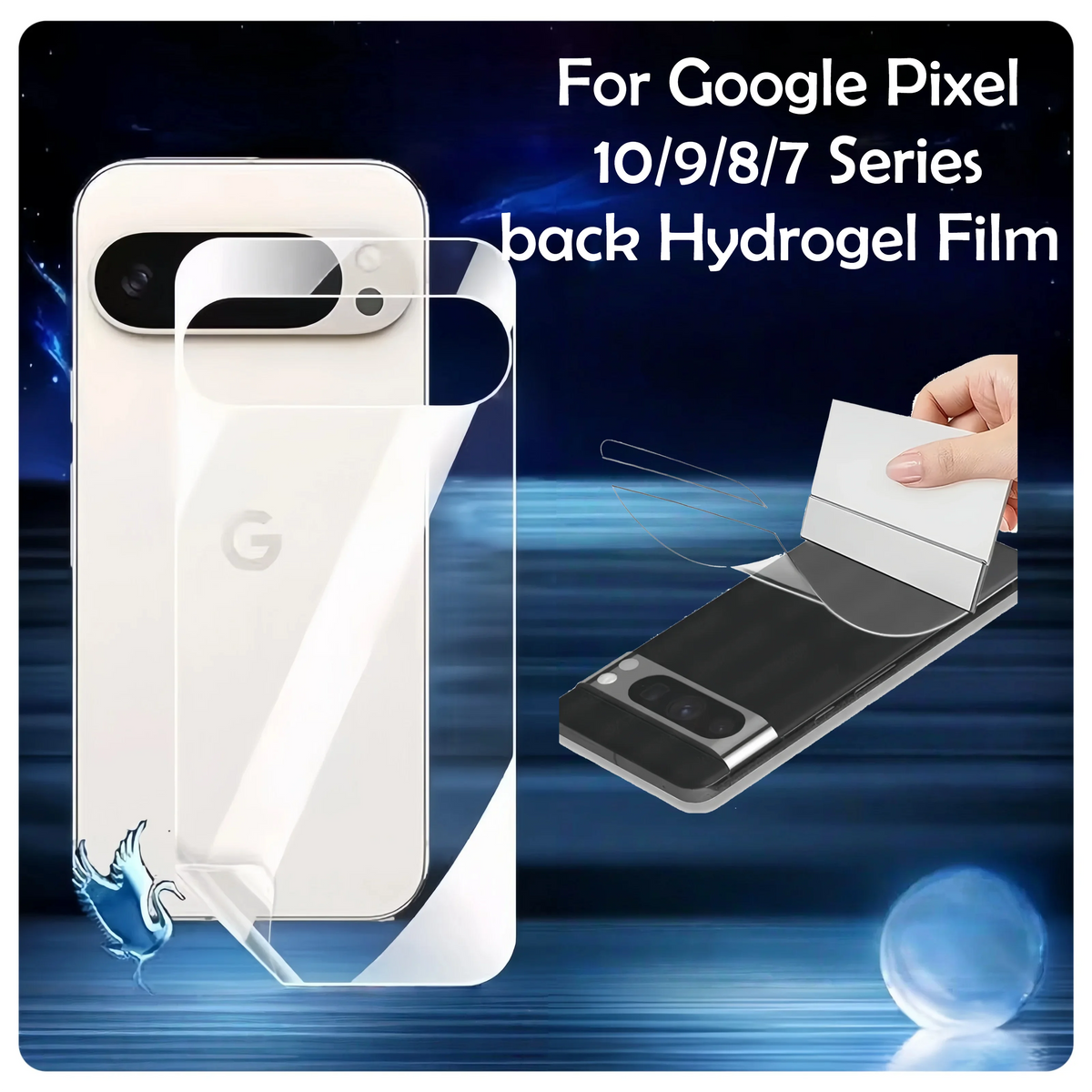 HD Clear Hydrogel Film Wrap Skin Phone Sticker for Google Pixel 10 A 9 Pro XL 8 7 6 A Pro Fold Back Full Cover Protector Film