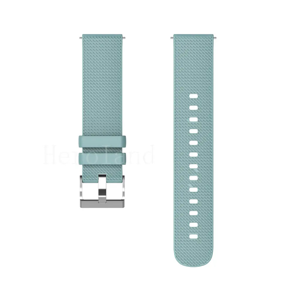 Premium Silicone Watchband WatchStrap Silicone Bracelet Quick Release Rubber Strap WristBand 18mm 20mm 22mm Width Replacement
