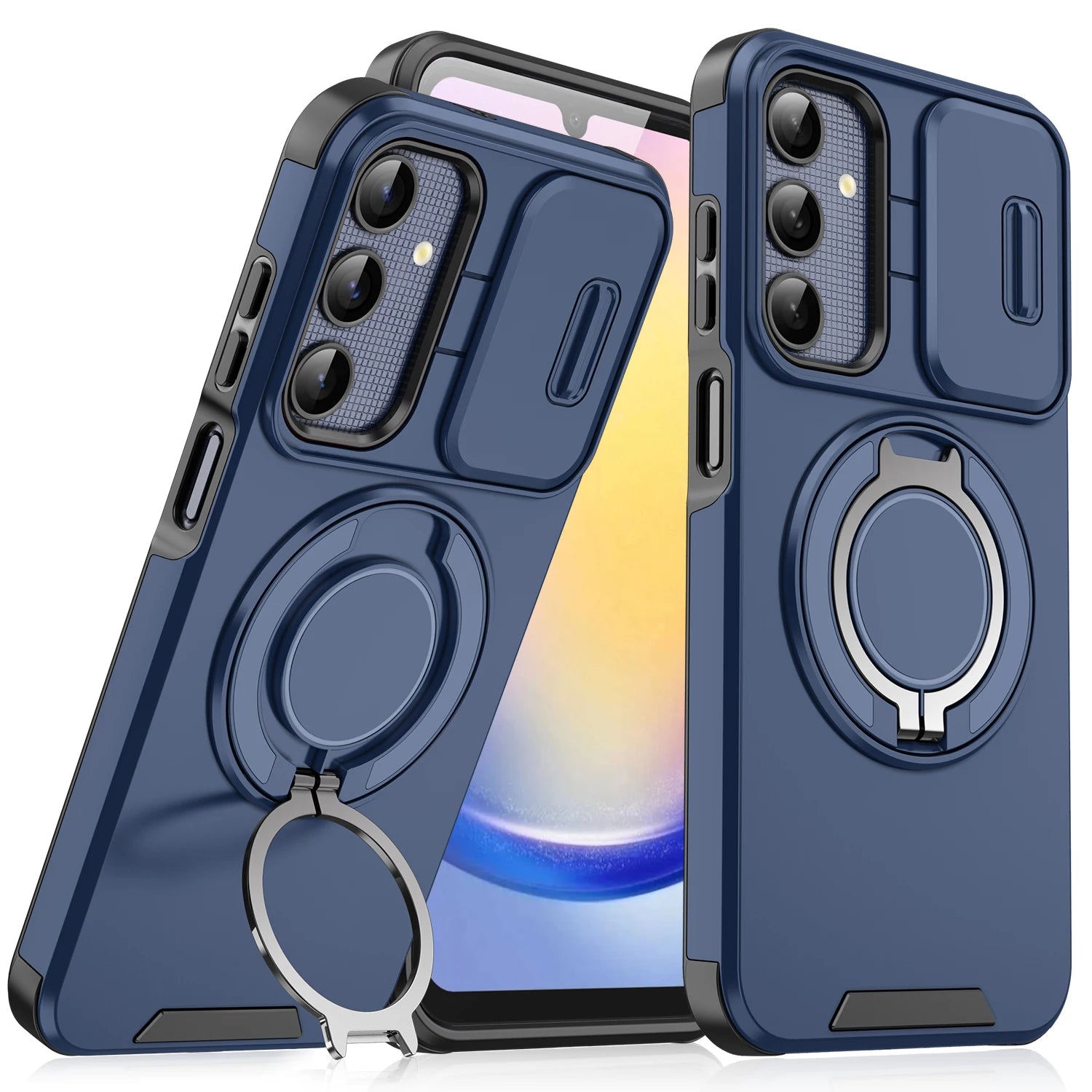 Ring Case for Samsung Galaxy A57 5G A37 A17 A56 A36 A16 A55 A35 A15 S26 Ultra S24 Plus S23 S25 FE S22 S21 Armor Shockproof