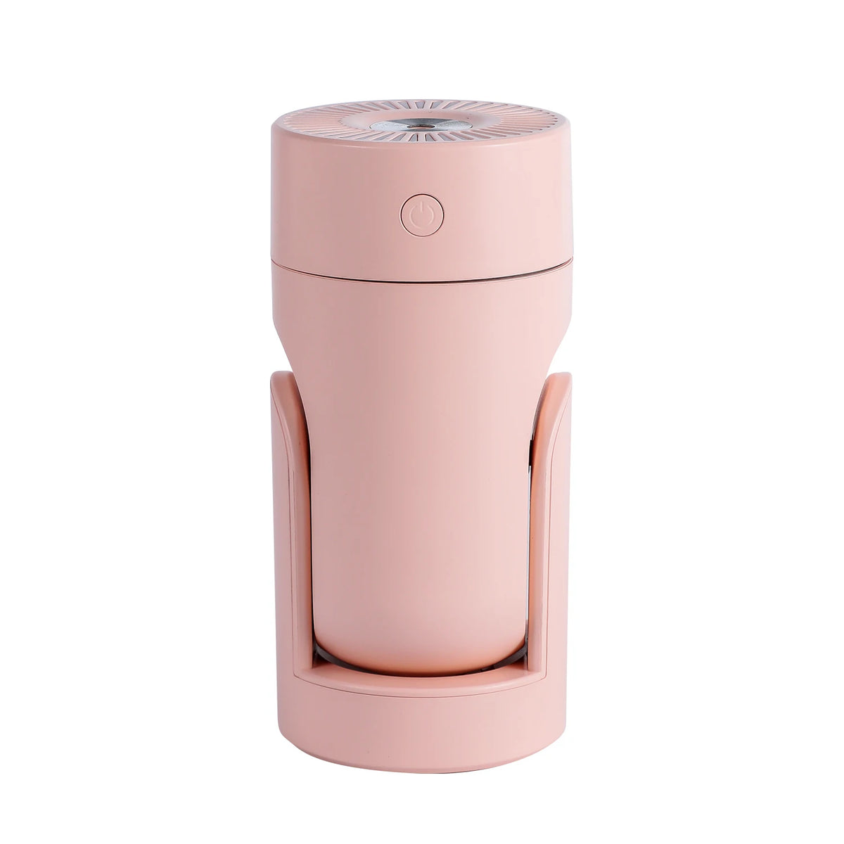 "360° Oscillating Humidifier & Air Purifier: Smart Desktop Mist Control with Ultra-Quiet USB Operation"