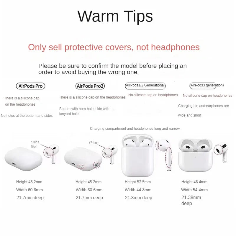 Night Light case For Airpods 1/2/3/pro2 Case Silicone Wireless Earphone Protective Cover with hook