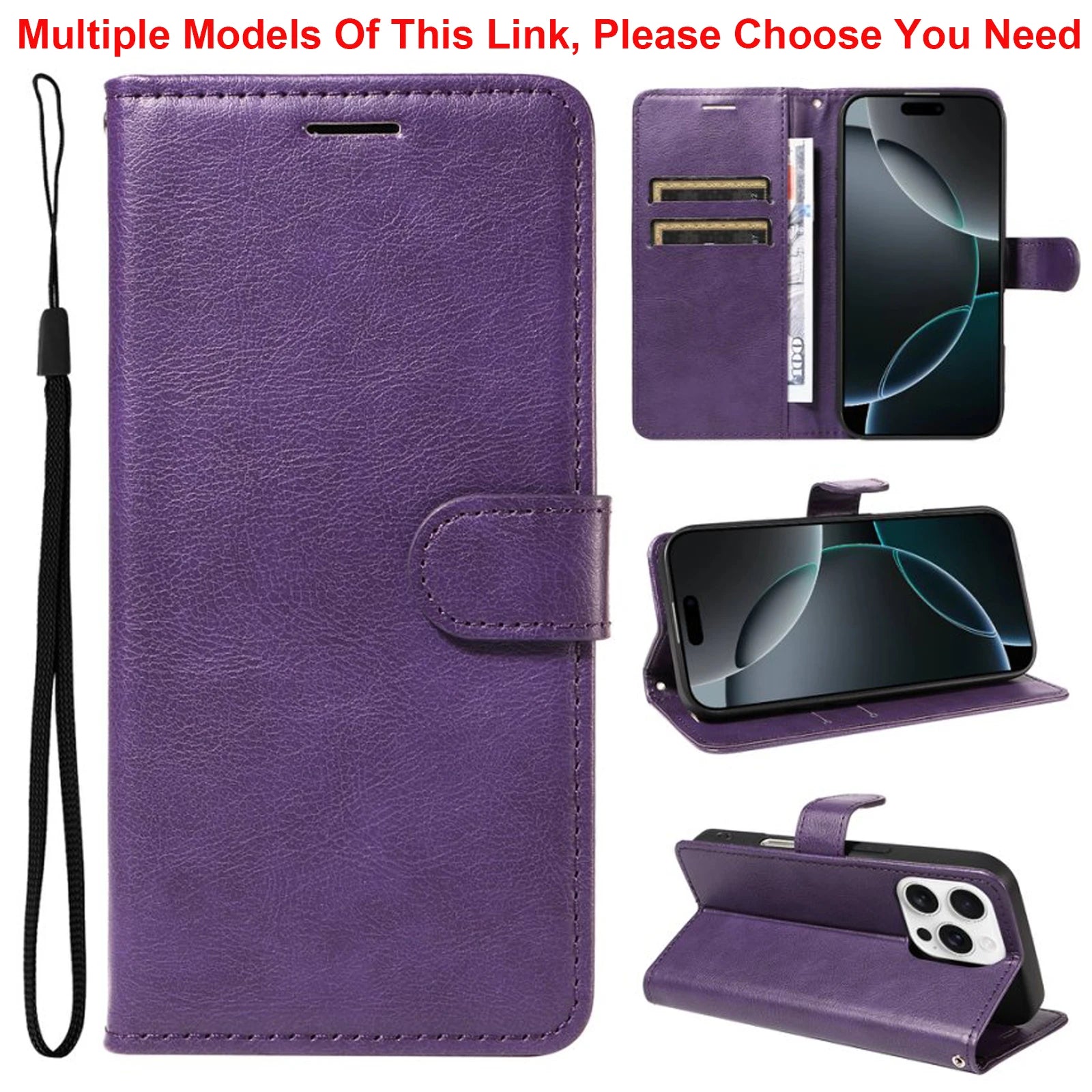 Anti Theft Brush Flip Wallet Leather Case For Samsung Galaxy Xcover 7 5 5G F62 F23 F22 F15 C9 Pro A02S A02 A01 Core Phone Cover