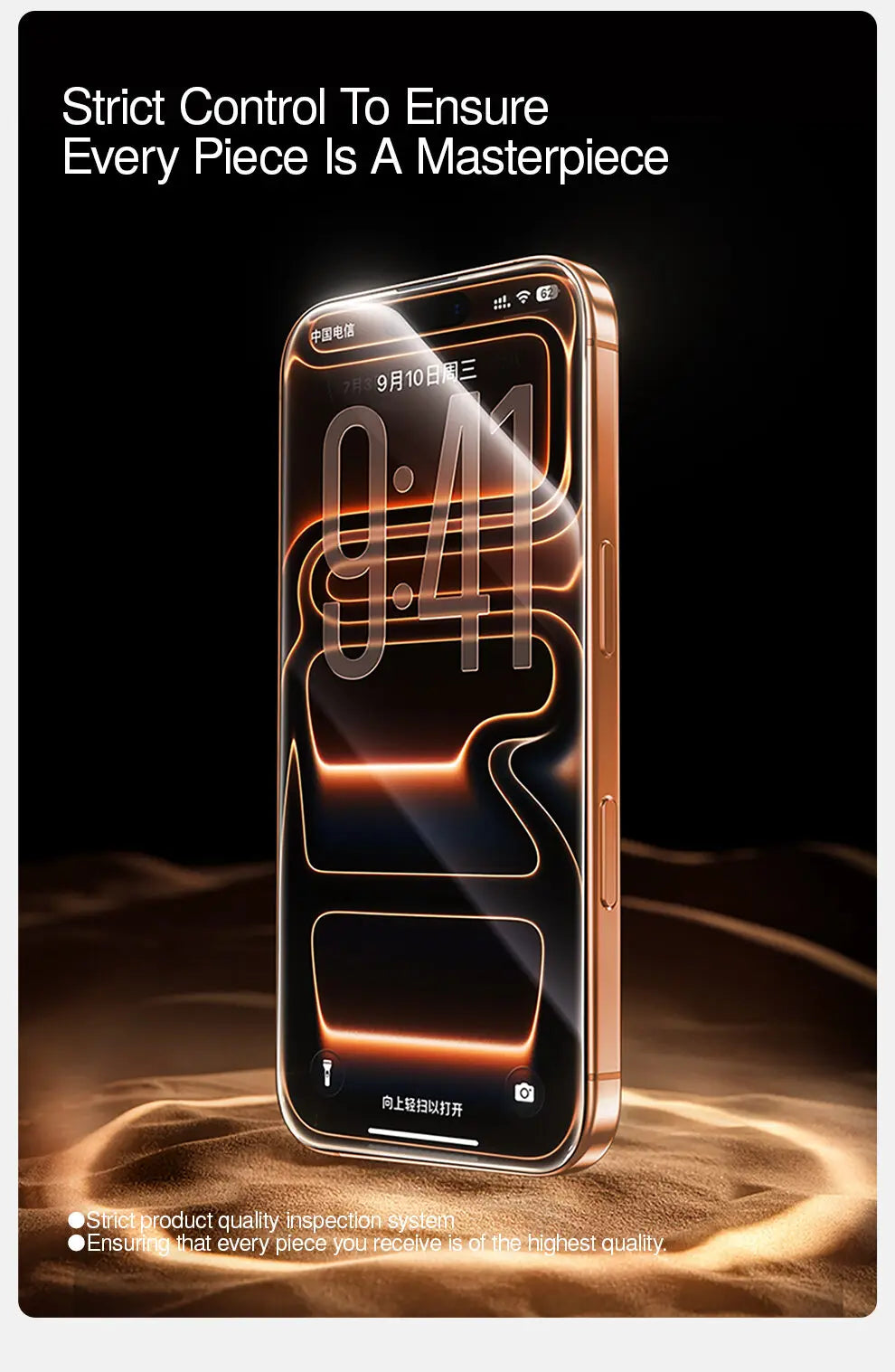 SmartDevil AR Anti-Reflection Tempered Glass Film for iPhone 17 Pro Max 16 Pro 15 14 Clear Corning Screen Protector Anti-scratch