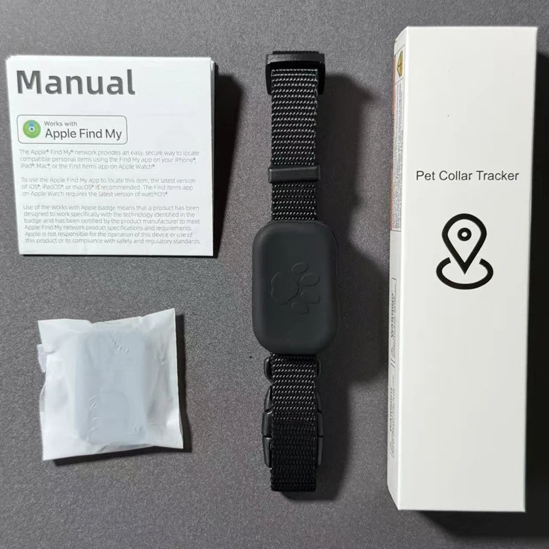 OnePlus Remote Pet GPS Tracker Real-Time Tracking Movement Alert Waterproof  AntiLost  Dog Cat Global Locator for Apple Find APP