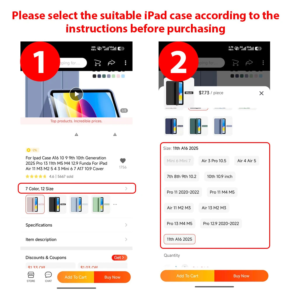 For Ipad Case A16 10 9 9th 10th Generation 2026 Pro 13 11th M5 12.9 Funda For iPad Air 11 M4 M3 M2 5 4 3 Mini 6 7 A17 10.9 Cover