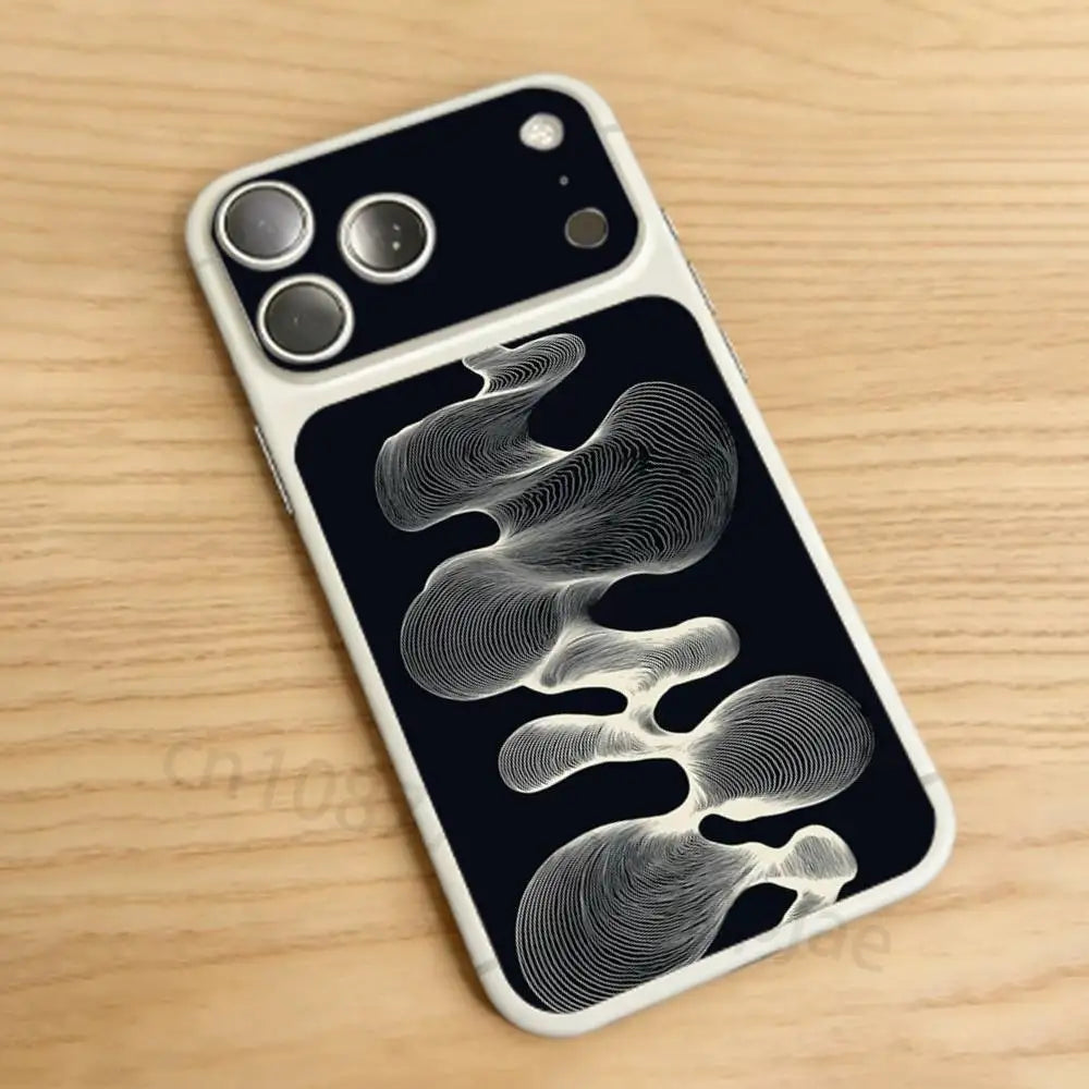 Pattern Series For iPhone 17 Pro /Max Battry Back Cover with Camera Decal Skin Rear Protective Sticker Film