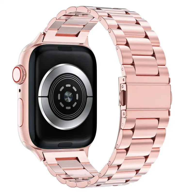 Stainless Steel Straps for Apple Watch Ultra 3/2/1 49mm 45mm 44mm 42mm-40mm-41mm-46mm Metal band series 11 10 9 8 7 6 5 4 3 se3