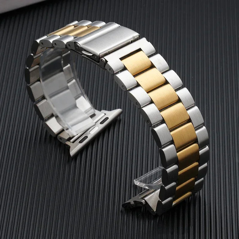 Stainless Steel Straps for Apple Watch Ultra 3/2/1 49mm 45mm 44mm 42mm-40mm-41mm-46mm Metal band series 11 10 9 8 7 6 5 4 3 se3