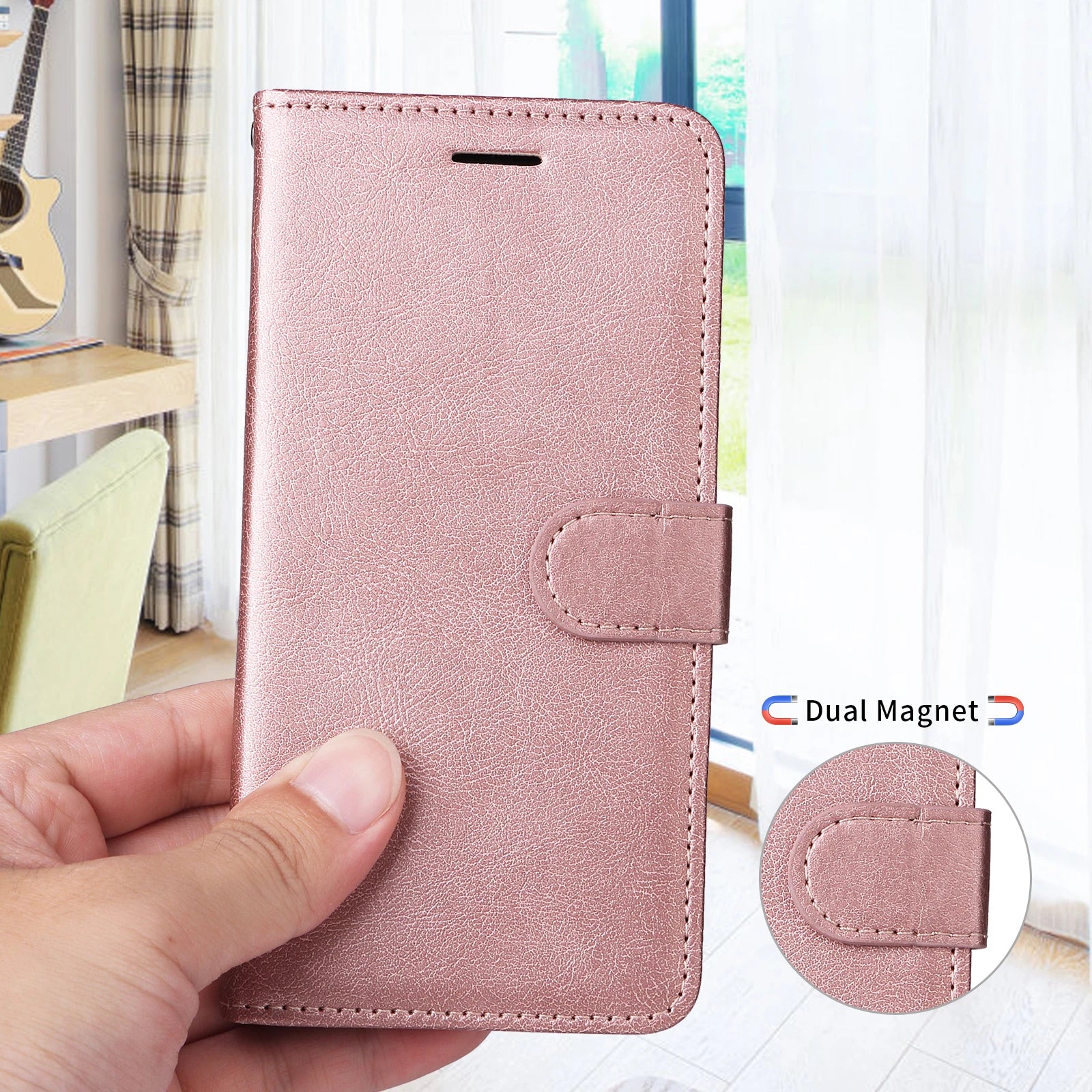 Anti Theft Brush Flip Wallet Leather Case For Samsung Galaxy Xcover 7 5 5G F62 F23 F22 F15 C9 Pro A02S A02 A01 Core Phone Cover