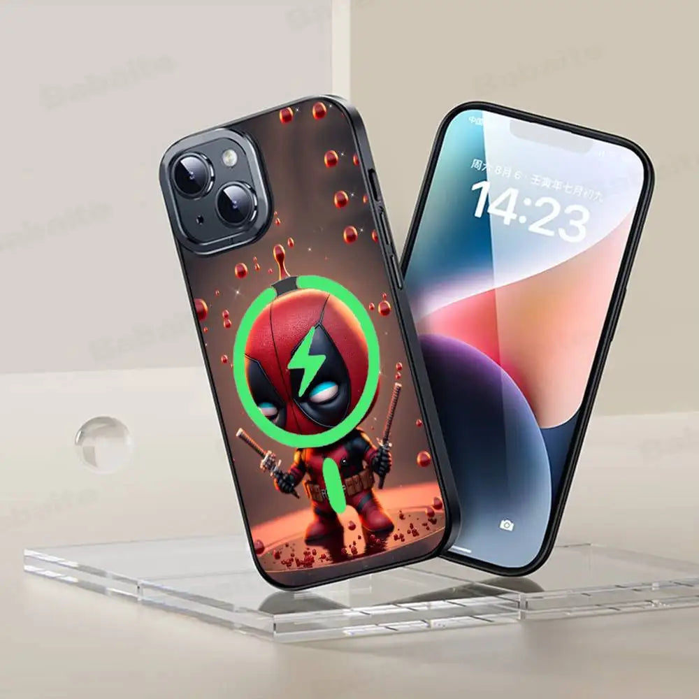 Movie IronMan Phone Case Magnetic Case For iPhone 17 16 14 13 12 11 15 Pro Max Plus For Magsafe Wireless Charge Cover