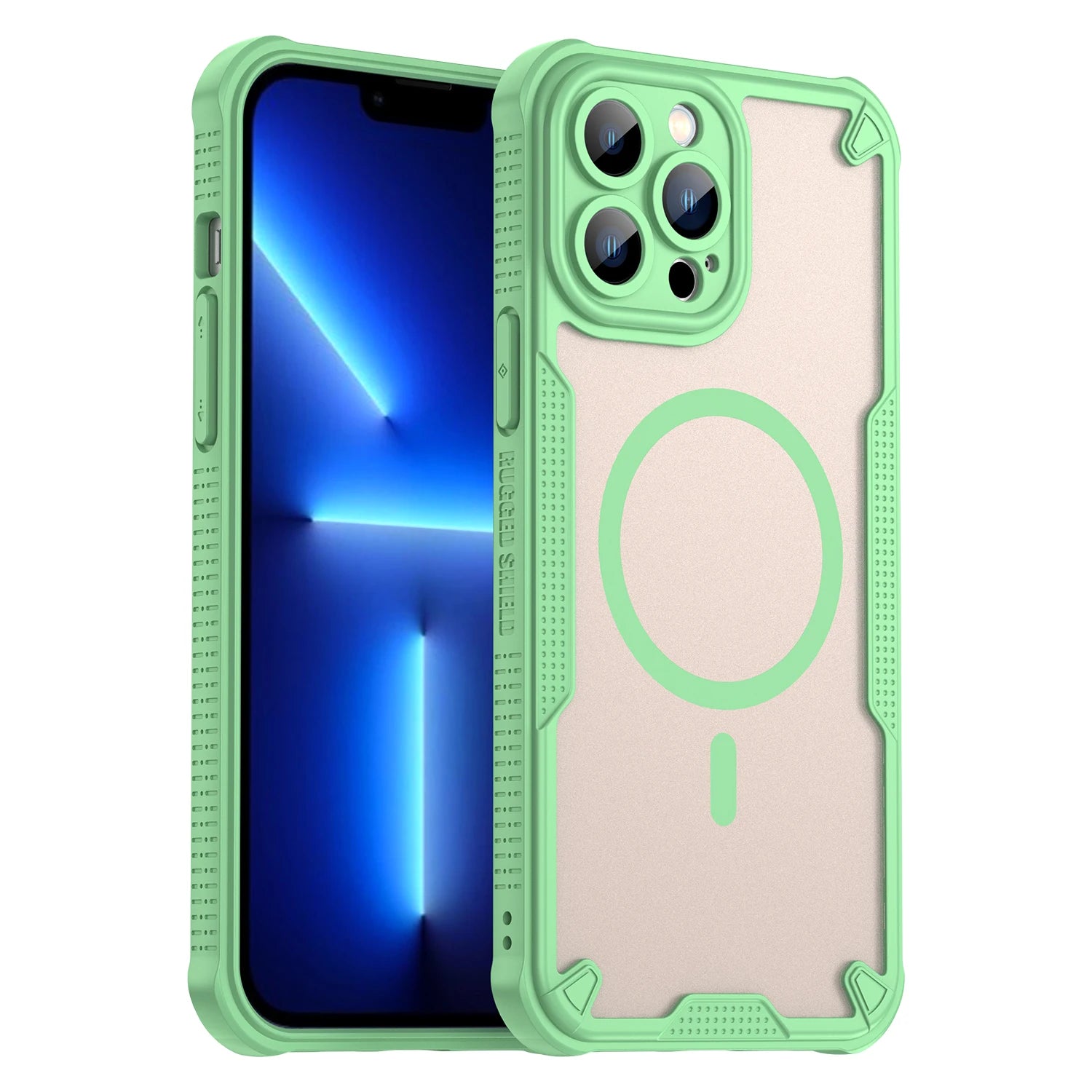 For iPhone 16 Plus Magsafe Wireless Charging Apple 15 Plus Case 15 Pro Translucent iPhone 16 Pro Max Anti-fall Case