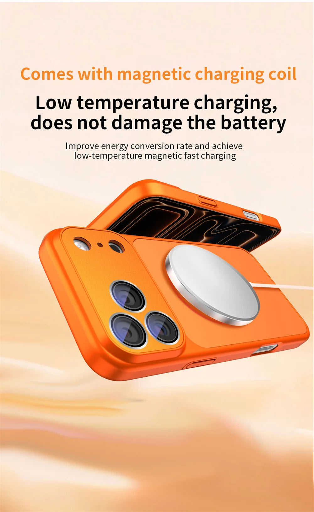 Luxury For Magsafe Magnetic Wireless Charging Phone Case For iPhone 18 17 16 15 14 13 Pro Max Shockproof Matte Protect Cover