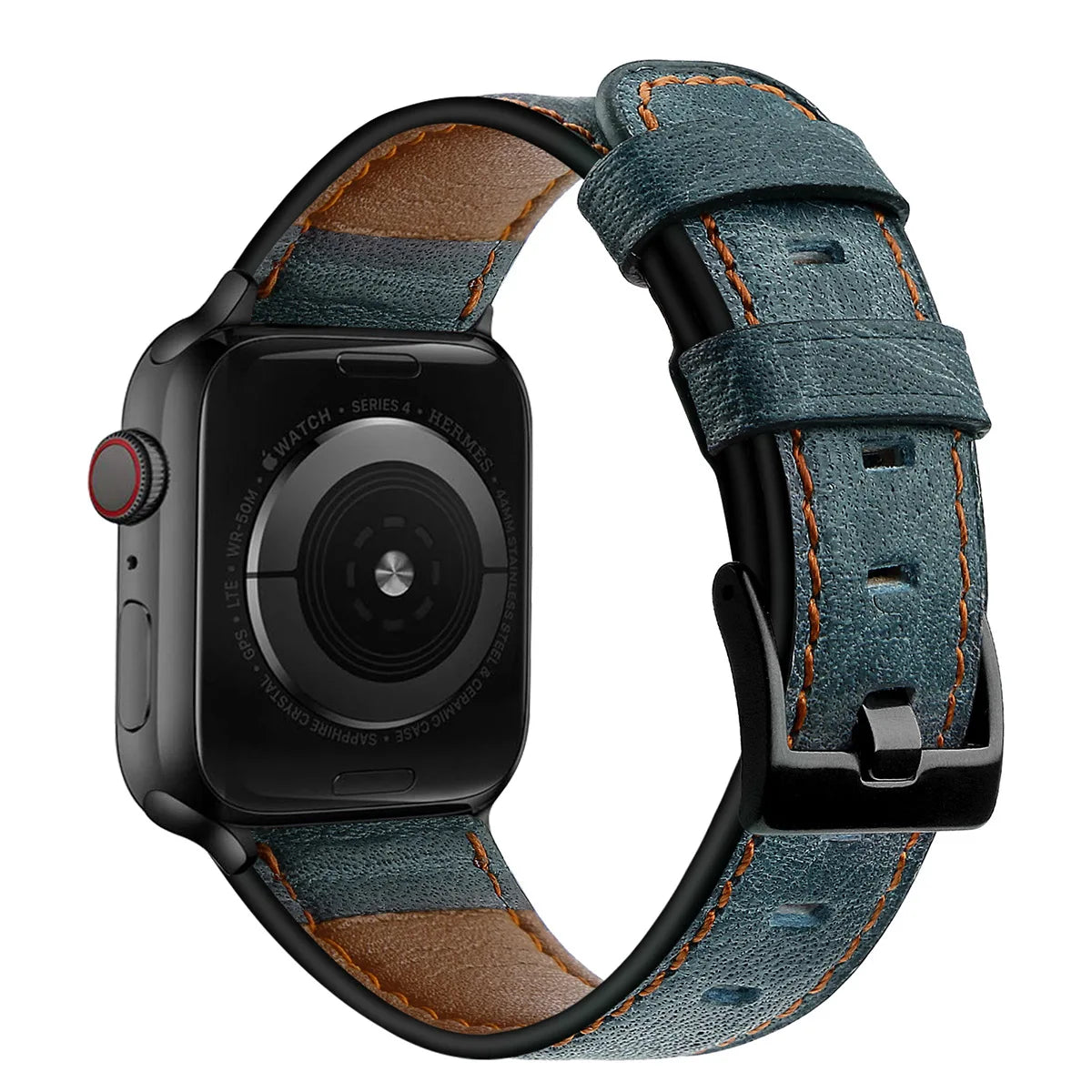 Leather Strap For Apple Watch Band 44mm 40mm 45mm 41mm 42mm 38mm 46mm 49mm bracelet Correa iWatch Series 10 9 8 Ultra 2 se 7 6 5