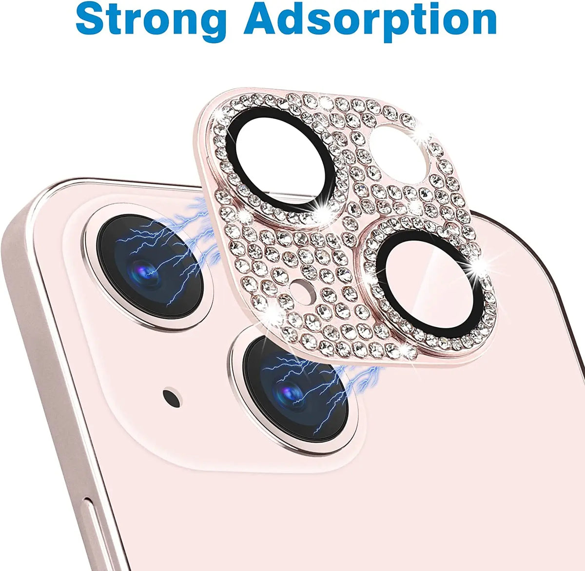 Glitter Diamond Camera Lens Protector Case Cover For iPhone 16 15 14 Plus 13 Pro Max 12 Mini 11 Women Protection Phone Accessory