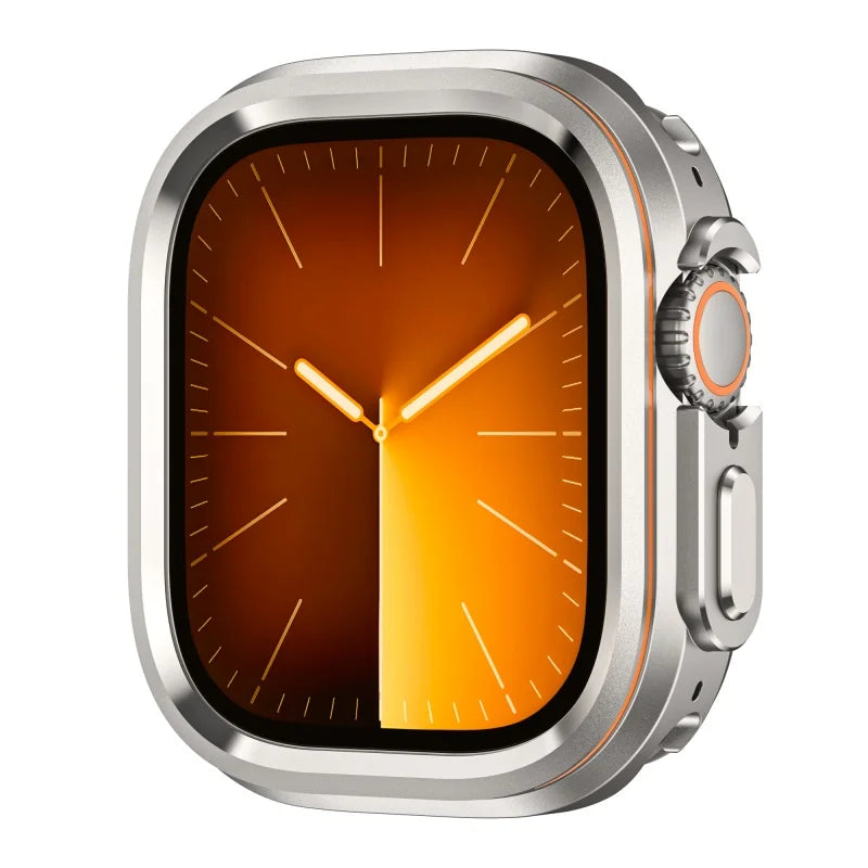 Luxury Titanium Case For Apple Watch 49mm Metal Alloy Armor Drop Resistant Protector Cover Hard Bumper For iWatch Ultra 1 2 3
