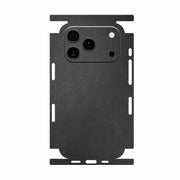 Full Wrap Back Skin for iPhone 17 16 15 14 13 Pro Max Faux Leather Rear Protective Film Anti Scratch Phone Sticker
