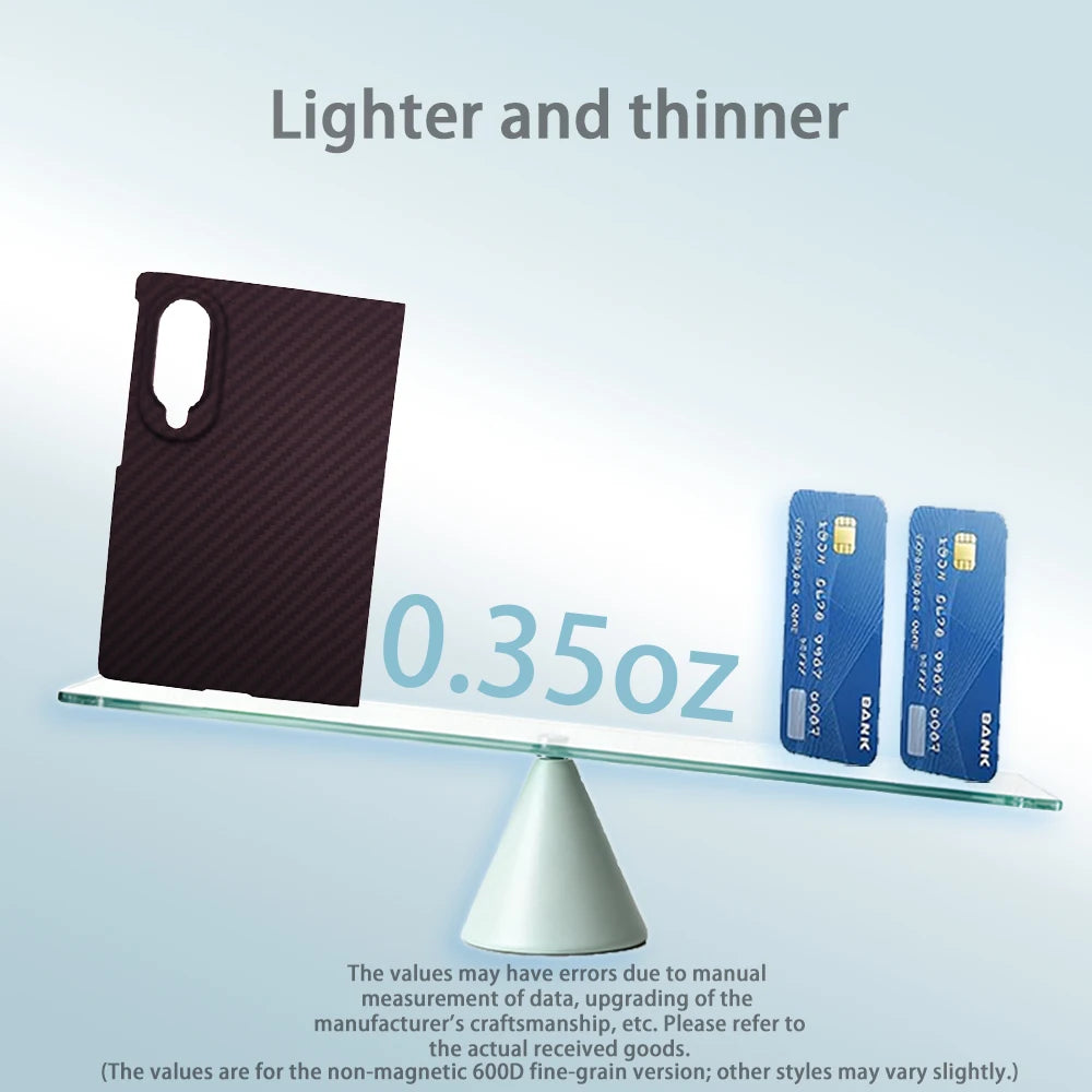For Samsung Galaxy Z Fold 8 case Kevlar aramid fiber carbon fiber ultra-thin lightweight magnetic business protective cover